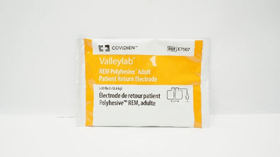 Covidien E7507DB Valleylab REM Polyhesive Adult Patient Return Electrode  >30lbs